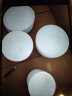 雁怀碗碟家用新款北欧琉璃金边陶瓷餐具套装盘碗组合整套2-10人食 金边琉璃6英寸面碗2个装 晒单实拍图