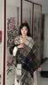 牧尔西羊毛披肩女生奢侈品冬季保暖围巾女围脖妈妈生日元旦中秋礼物礼盒 实拍图