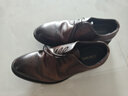 奥康（Aokang）（Aokang）英伦风布洛克雕花皮鞋商务正装鞋新郎婚鞋棕38码 实拍图
