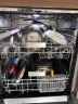 美的（Midea）云朵系列白月光万向洗碗机嵌入式14套大容量105℃热风烘干四星消毒一级水效168h存储变频X6（白） 实拍图