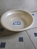 爱丽思（IRIS）洗脸盆洗脚盆泡脚盆加厚婴儿童面盆洗脸洗手盆厨房洗菜盆洗脚盆丝 大号 抗菌银离子 米色32CM 实拍图