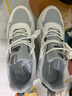 回力男鞋运动鞋男透气网面鞋厚底增高休闲鞋子男-3037 白灰蓝 43  实拍图