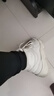 斐乐（FILA）官方女鞋高帮革面老爹鞋冬季厚底靴子休闲鞋运动鞋 芦笋白-GW 37.5 实拍图