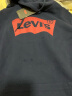 Levi's【情侣同款】李维斯2024春夏连帽卫衣oversize落肩LOGO印花 藏蓝色0007 M 实拍图