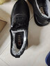 布瑞京男鞋冬季老北京布棉鞋加绒保暖防滑软底中老年爸爸鞋防水雪地鞋子 黑色（假系带）-22129 42 实拍图