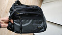 北慕新款大容量单肩包防泼水耐磨背包多口袋做生意包休闲男士斜挎包 灰色 实拍图