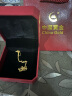 中国黄金 K金项链女士素链女士送老婆生日礼物约1g-1.08g 18K金肖邦链 约1g 实拍图