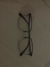 蔡司（ZEISS）镜片近视眼镜框可配度数男士防蓝光半框变色散光进口纯钛专业镜架 【日本进口钛材】中框-黑枪 配蔡司视特耐1.56防蓝光0-400 实拍图