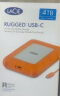 雷孜（lacie） 小金刚 移动硬盘 Type-C/USB3.2 Rugged 三防 USB3.2-C套装版 4TB 实拍图