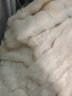 水星家纺毯子毛毯 双面绒感加厚保暖仿兔绒毛绒毯秋冬适用毯子毛毯 泡泡丘毛绒毯(米色) 150cm×200cm 晒单实拍图