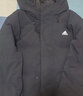 adidas 保暖鸭绒连帽羽绒服男女同款阿迪达斯官方轻运动 黑色   3XL 实拍图