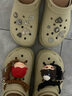 CROCS卡骆驰檀健次同款经典泡芙洞洞鞋轻便舒适男女同款花园鞋|207521 骨白色-2Y2(含智必星) 40 (250mm) 实拍图