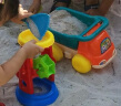 奥智嘉儿童沙滩戏水玩具套装宝宝洗澡早教工具挖沙漏铲子户外玩沙土玩雪运沙工程车儿童玩具生日礼物 实拍图
