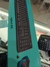 罗技（Logitech）MK275 键鼠套装 无线键鼠套装 办公键鼠套装 全尺寸 商务键鼠套装 带无线2.4G接收器 黑蓝色 实拍图