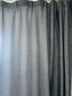 伊帘坊窗帘成品加密加厚仿亚麻棉麻纯色卧室客厅定制遮光窗帘布窗纱拼接窗帘 浅灰色 2.0米宽*2.7米高挂钩式可改高度 实拍图