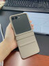 三星（SAMSUNG）Galaxy Z Flip5 原装手机壳 环保生态皮保护壳 折叠屏皮套 灰色 晒单实拍图