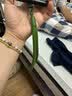 MUJI 含有再生聚酯 手腕挂绳 短款防丢绳 手机绳 手机链 手机壳挂绳 多巴胺 绿色 实拍图