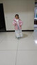 安妮优儿汉服女童秋冬季马面裙2025新款超仙古装儿童女孩唐装古风裙子冬款 蓝色 130 实拍图