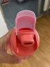 特百惠（Tupperware）嘟嘟CC企鹅350ml儿童水杯子学生夏季可爱便携带拎绳塑料杯 甜蜜粉（吸管） 350ml 1个 晒单实拍图