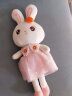 惠妮宝贝毛绒玩具小白兔甜心兔子公仔大号玩偶睡觉抱枕兔娃娃女孩可爱礼物  甜心兔  粉色 40厘米 晒单实拍图