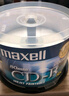 麦克赛尔（Maxell）CD-R光盘 刻录盘 光碟 光盘空白 52速700M 商务金盘桶装50片 实拍图
