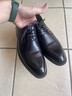 皮鞋男士商务正装鞋英伦时尚系带结婚韩版男鞋子皮鞋男 黑色精品版 41 实拍图