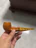 沙芬（SAVINELLI）手工烟斗石楠木510牛头犬进口男士过滤烟嘴烟斗厚斗壁 七夕送男友 【616斗型 岩石光面 火焰纹】 实拍图