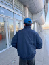 Gap男装春季2024新款LOGO撞色半高领棒球服夹克877536时尚外套 藏蓝色 180/100A(XL)亚洲尺码 晒单实拍图