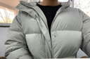 adidas 拒水防泼防风保暖鸭绒羽绒服面包服男女同款阿迪达斯官方   银灰色   XS 实拍图