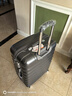 美旅新秀丽旗下行李箱时尚轻盈拉杆箱密码箱大学生男女出差箱子\NC2 银色【全球3年质保】 28英寸 |箱重4.6kg|有侧提手 实拍图