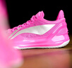 李宁利刃4 V2丨篮球鞋男鞋透气网面低帮支撑稳定实战比赛鞋 【Pink】荧光耀粉/标准白-13 43 实拍图
