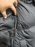 马登工装山系可拆卸羽绒服男保暖机能连帽马甲背心男士面包服外套秋冬 炭黑色 3XL 实拍图
