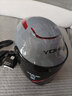 YOHE永恒电动车头盔夏季防晒透气半盔摩托车男女士通用电瓶车轻便式安全帽新国标3C认证 水泥灰选配黑茶 大小可调节 实拍图