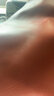 塔山（TASHAN）牛皮席头层水牛皮凉席夏季纯色真皮软席子A类母婴一擦即净易清洗 基础款-红棕单席(不含枕套) 1.8米床 180cm*200cm 实拍图