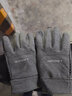 回力手套男登山攀岩防滑耐磨全指手套男女秋冬防寒保暖骑行装备灰色M 实拍图