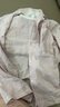 无印良品（MUJI） 女式 无侧缝双层纱织睡衣女士家居服春秋纯棉条纹格纹长袖 女款 浅粉红色格纹 XL (上装165/92A下装165/74A) 实拍图