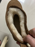 EVERAU男女同款经典迷你超短筒雪地靴舒适平底情侣靴休闲东北靴丨EA3125 栗色 41 实拍图