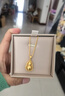六福珠宝足金肖邦链黄金女款项链素链 计价 B01TBGN0008 43cm-4.42克(含工费234元) 实拍图