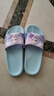 迪士尼儿童拖鞋夏宝宝女童洗澡防滑凉拖鞋小孩软底公主室内家居鞋 GE222651湖蓝 内长24.5cm 245 实拍图