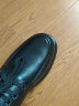 骆驼牌皮鞋男士真皮商务休闲鞋软底舒适德比鞋男 W932211710 黑色 39 晒单实拍图