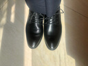 奥康皮鞋男秋冬新款头层舒适休闲牛皮系带圆头正装鞋男 黑色/四季款 40 实拍图