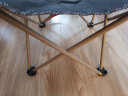 迪卡侬（DECATHLON）户外折叠椅子凳便携露营凳钓鱼椅随身靠背椅ODCF 离地43cm深灰色(承重150公斤） 实拍图