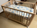 巴布豆（BOBDOG）婴儿床多功能床 可移动 宝宝床亲子床新生儿床实木床边床拼接大床 基础款-床+画板+空气纤维床垫 实拍图