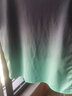 纽凯森 NEWKKASEN健身衣男冰丝速干运动服套装夏季短袖t恤跑步休闲篮球训练短裤女 黑绿 XL 实拍图