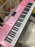 美科（MEIRKERGR）MK-288粉色智能版+琴架 61键多功能教学电子琴儿童初学乐器连接话筒耳机手机pad带琴架 实拍图