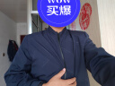 罗蒙（ROMON）外套男时尚夹克男士行政商务休闲立领棒球服上衣男深兰4XL 实拍图