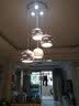 飞稳 北欧餐厅灯四头创意个性led餐吊灯餐厅吊灯后现代简约吊灯具灯饰 灵感 28W三色变光 实拍图