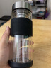 UOSU硅胶杯套防烫防滑玻璃杯保温杯直筒套通用茶杯保护套水杯底隔热圈 7.0cm黑色套装 实拍图