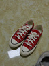 匡威（Converse）官方 1970S男女低帮休闲运动鞋帆布鞋红色164949C 164949C/搪瓷红 36 实拍图