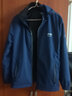 JEEP SPIRIT吉普夹克男秋冬季男士休闲可脱连帽外套中青年男装上衣修身茄克衫 蓝色薄款2186 XL (125-140斤) 实拍图